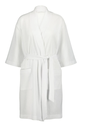Women's embossed short bathrobe
