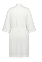Women's embossed short bathrobe
